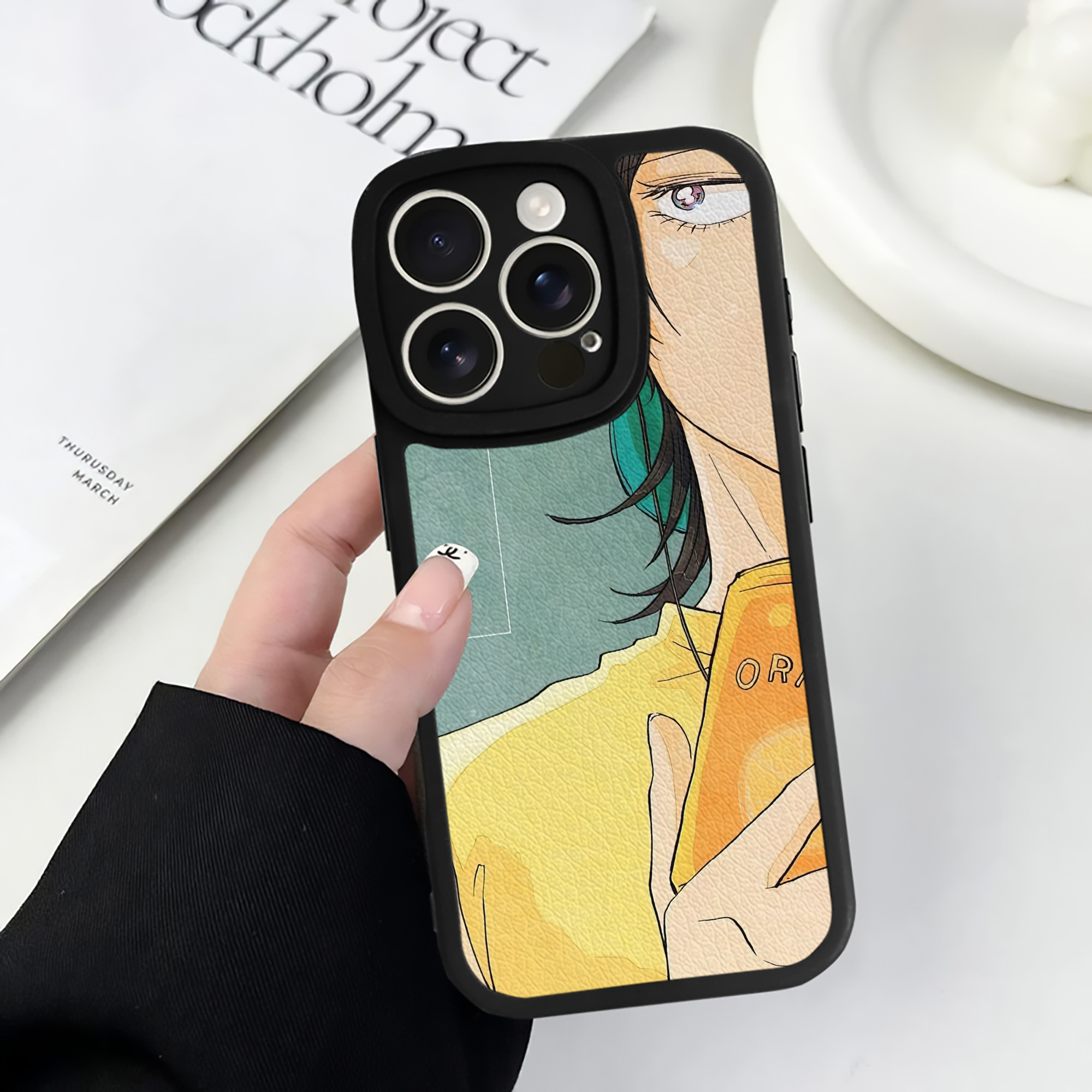 （画像用） ジョジョの奇妙な冒険 JoJo's Bizarre Adventure 【iPhone 16シリーズ対応】シリコンスマホケース（レザー調） 材質：シリコン
